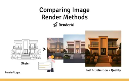 Comparing RenderAI Methods: Seeking Perfection with AI Rendering Image Solution