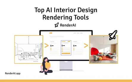 Top AI Interior Design Rendering Tools in 2026: 12 tools including RenderAI, LookX, Midjourney, ArchSynth