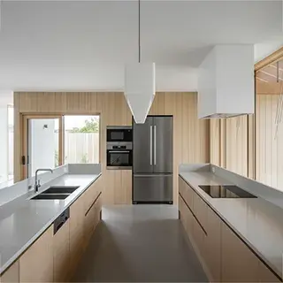 Interior kitchen design created with Render AI
