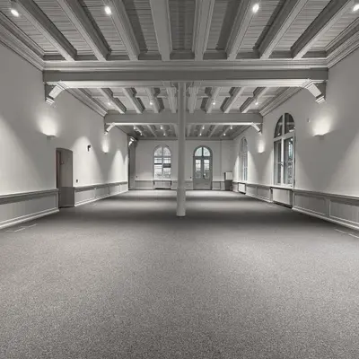 Office home staging, created using RenderAI