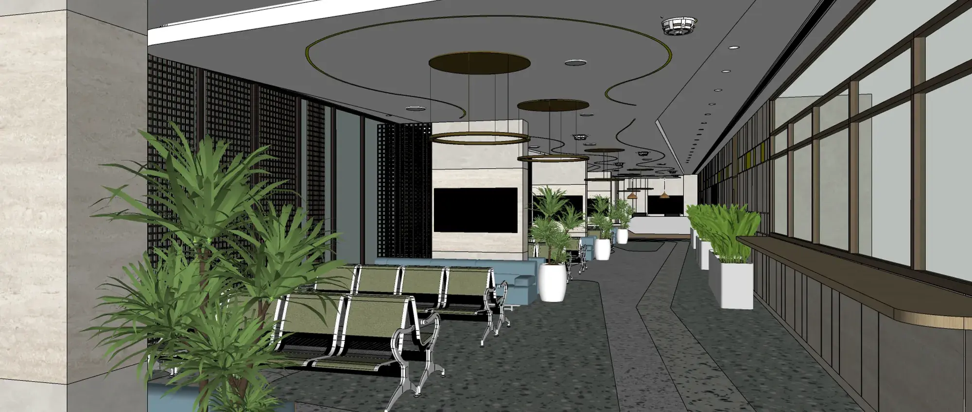 Boceto de diseño de interiores