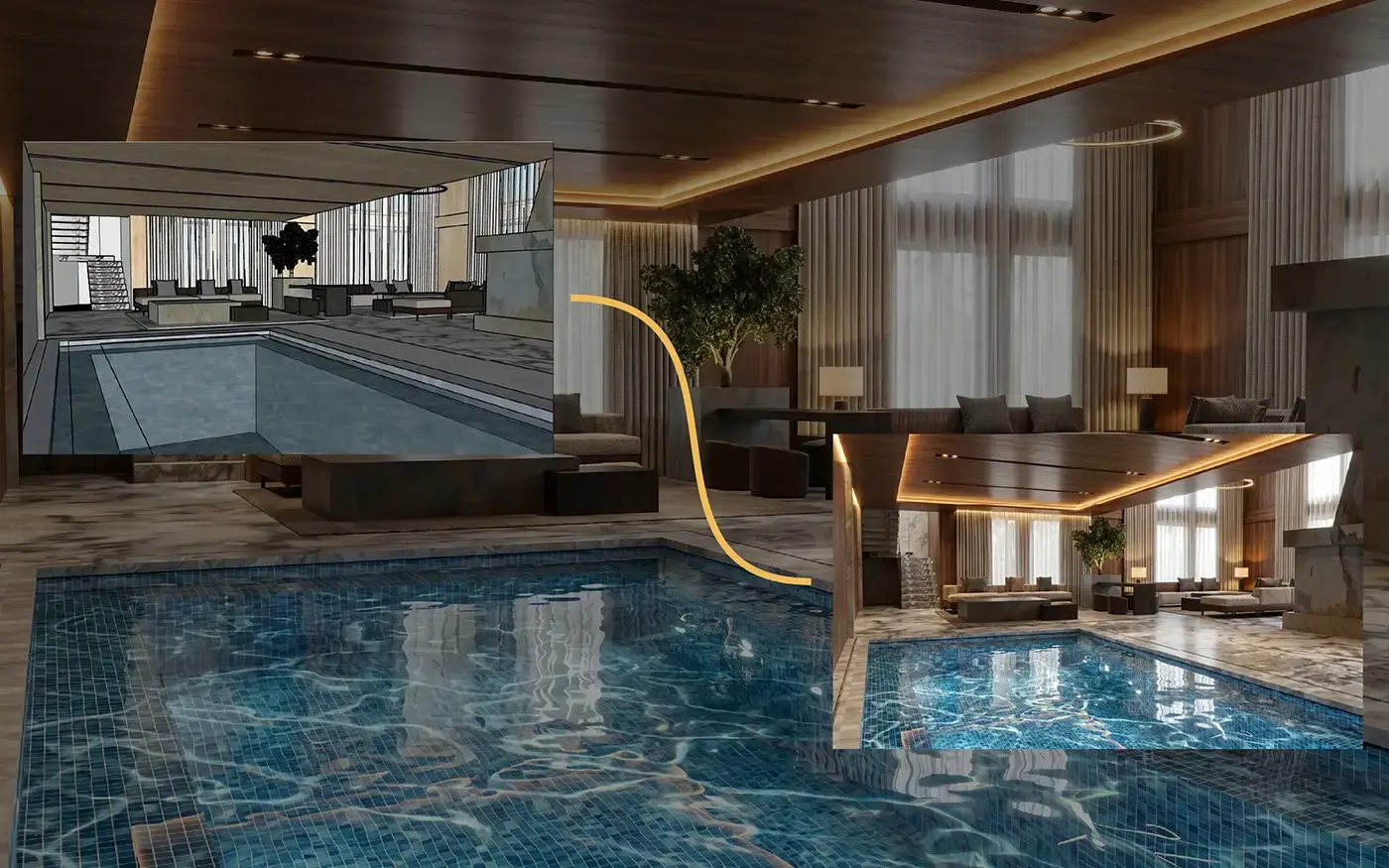 Exported RenderAI project board with AI renders