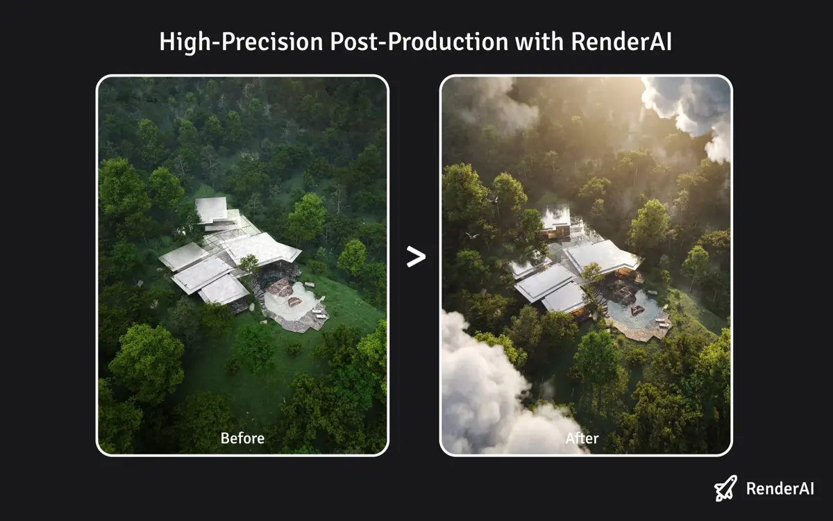 High-Precision Post-Production with Render AI to place the project in context