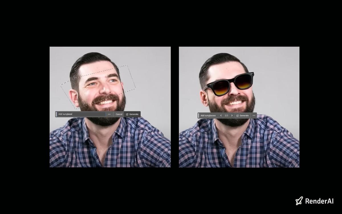 Generative Fill to create new elements.