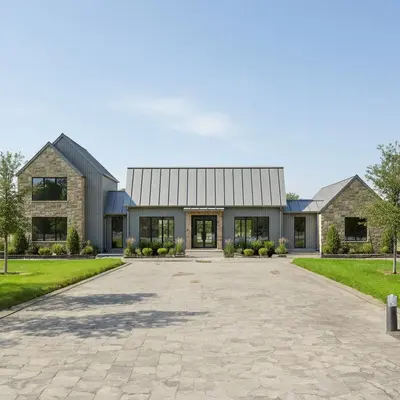 Construction project visualization created with Render AI