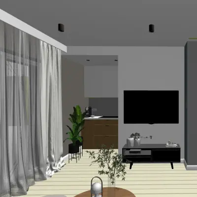 Rediseño de habitación creado con Render AI