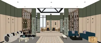 Rediseño de habitación creado con Render AI