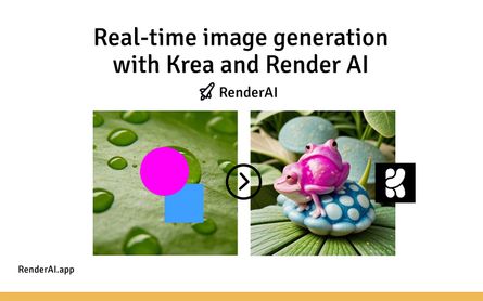 Real-time Image Generation with Krea and Render AI