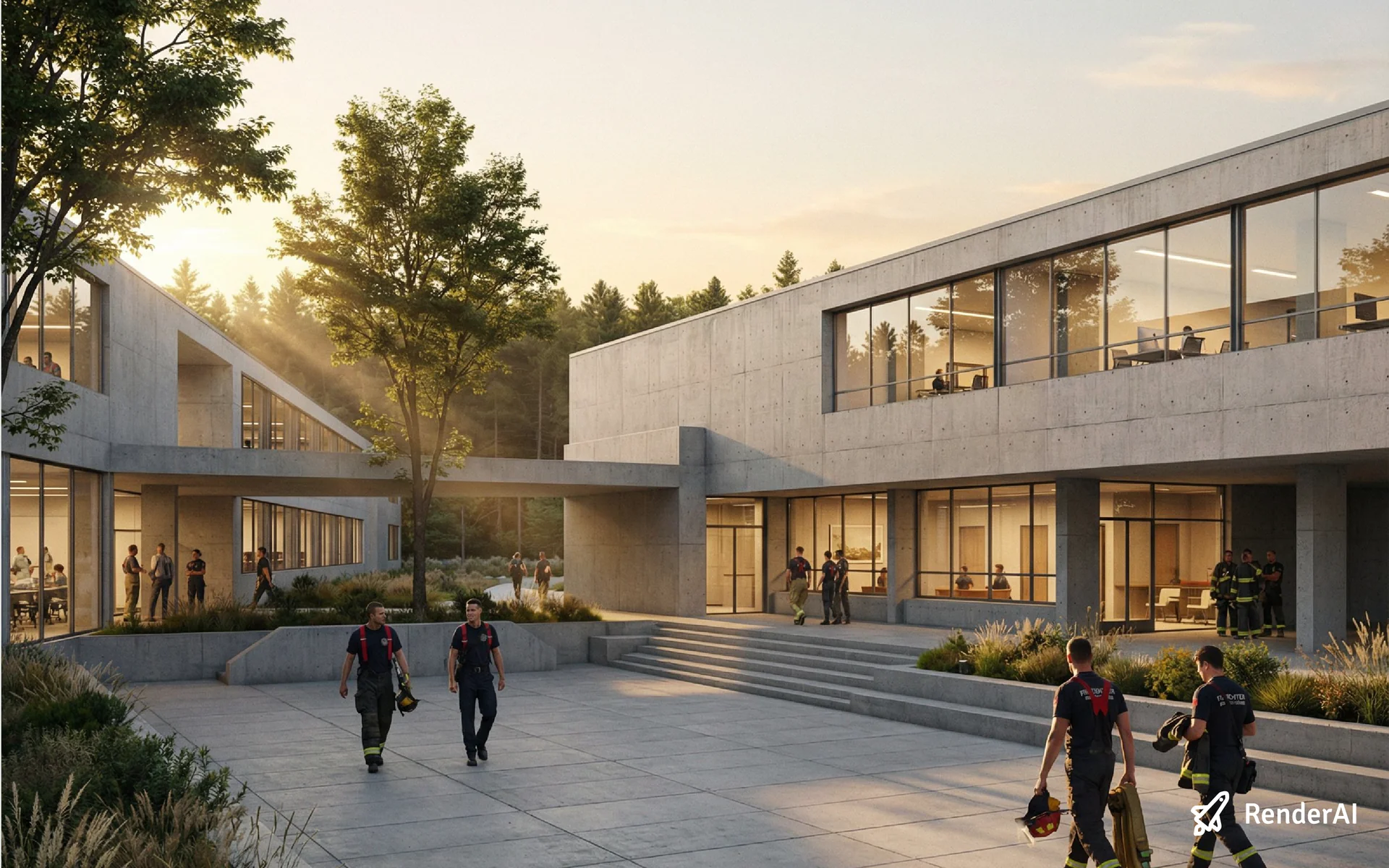 Rendering created with RenderAI, a Nano Banana alternative for architects and designers