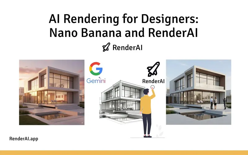 Next-Level AI Rendering for Designers: Google Studio Nano Banana and RenderAI
