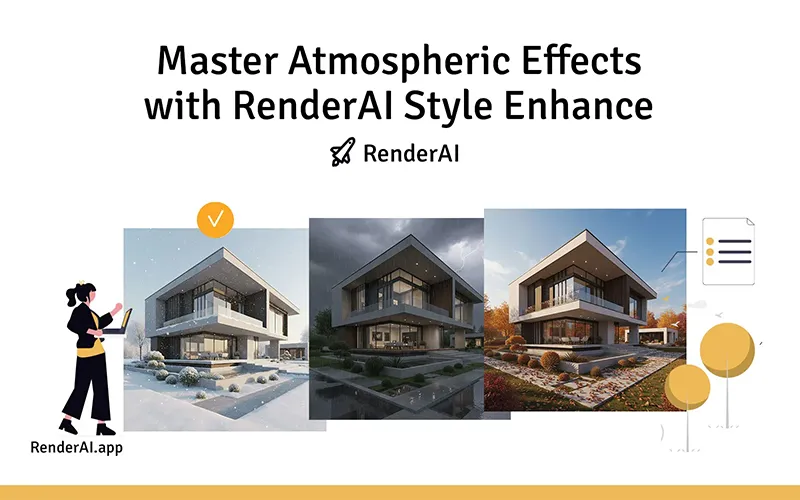 AI Rendering for Architecture & Interior Design: Master Atmospheric Effects with Style Enhance