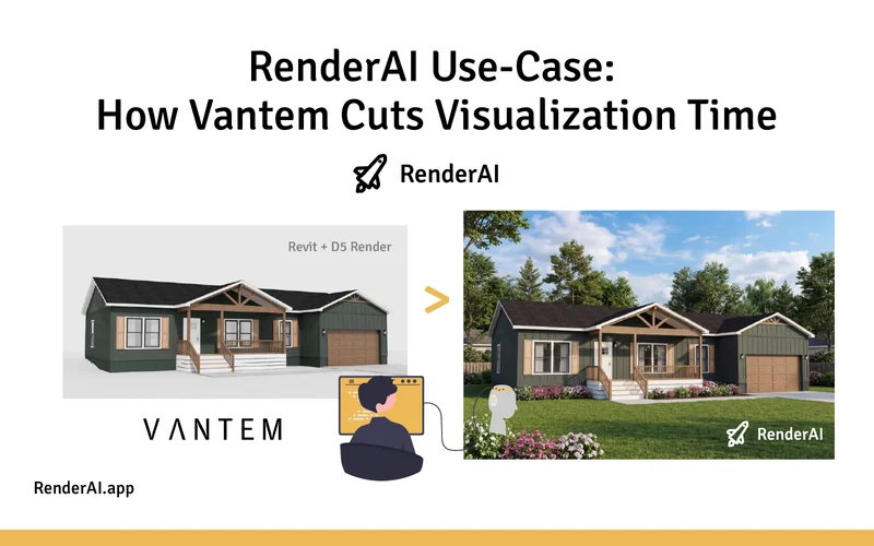 From BIM to AI: Vantem’s Revit–D5–RenderAI Housing Workflow