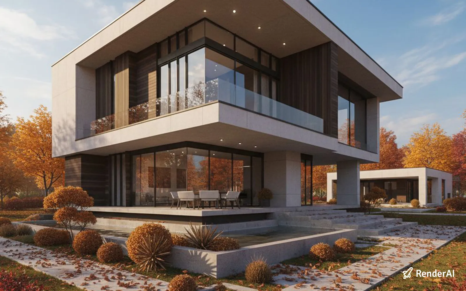 Autumn Fall Ambient Preset AI Render