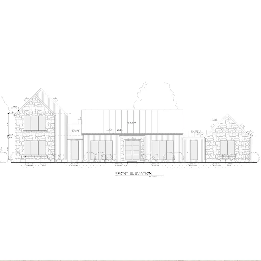 Sketch for Construction project visualization created with Render AI