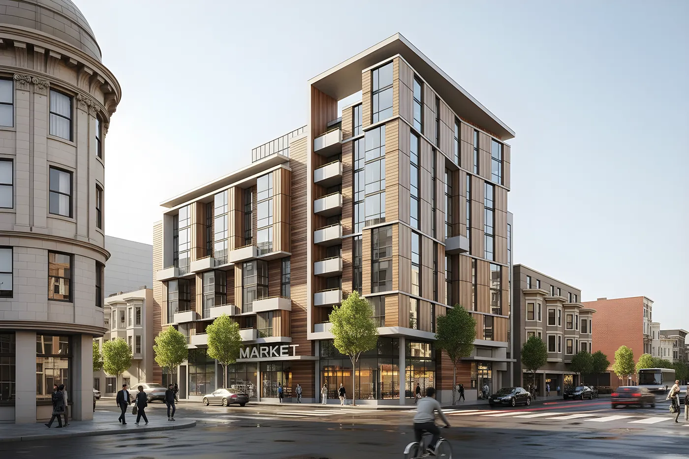 Architectural rendered output