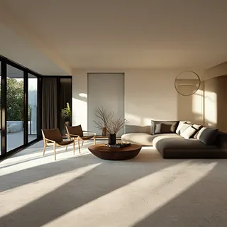 Living room created with Render AI