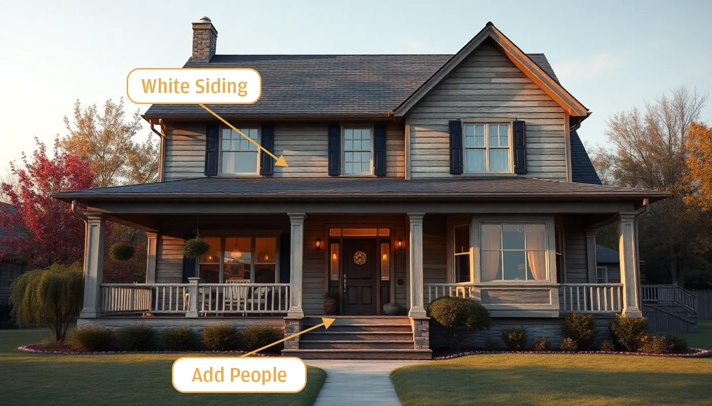 Home siding change before