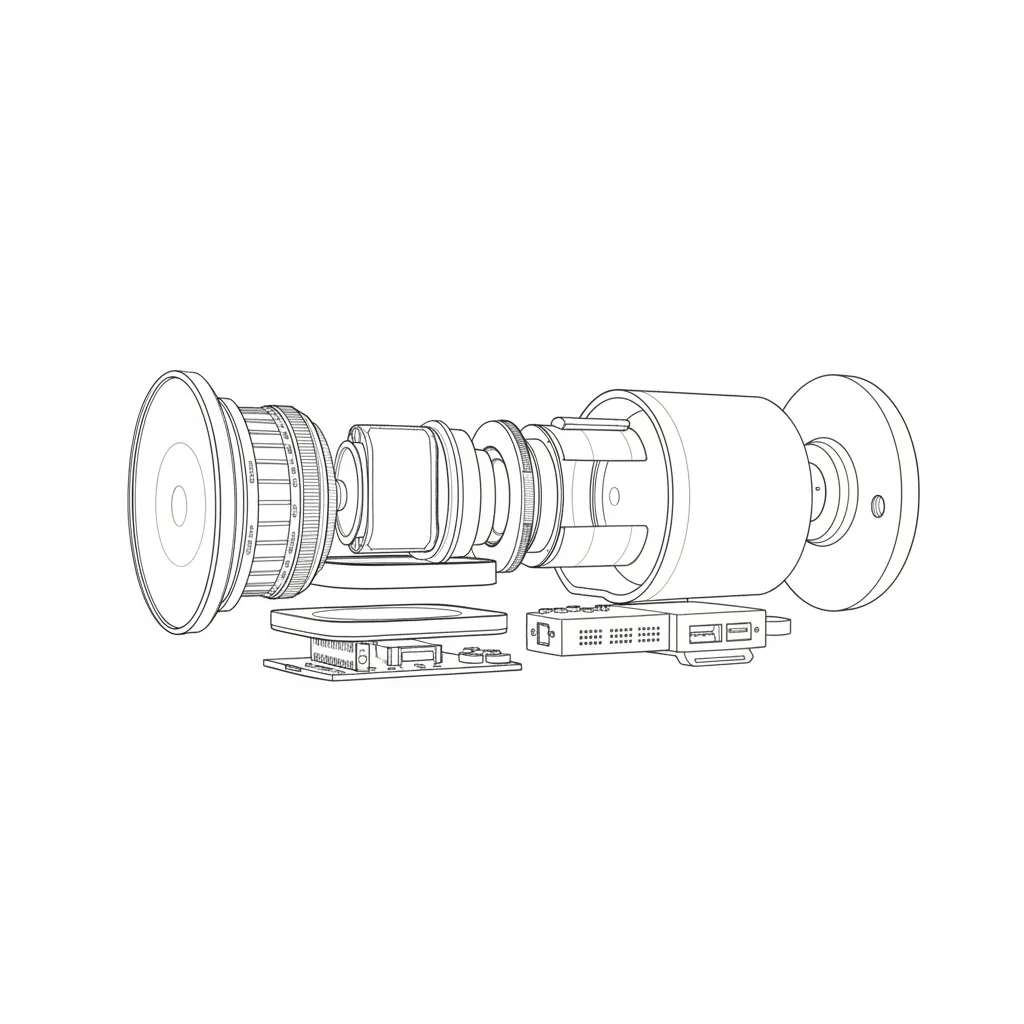 Sketch for Product design camera created with Render AI